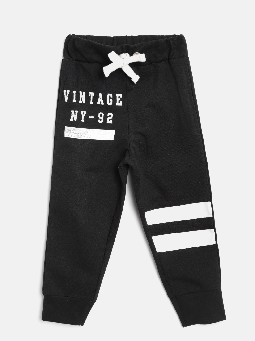 

Lazy Shark Kids Black Printed Detail Joggers