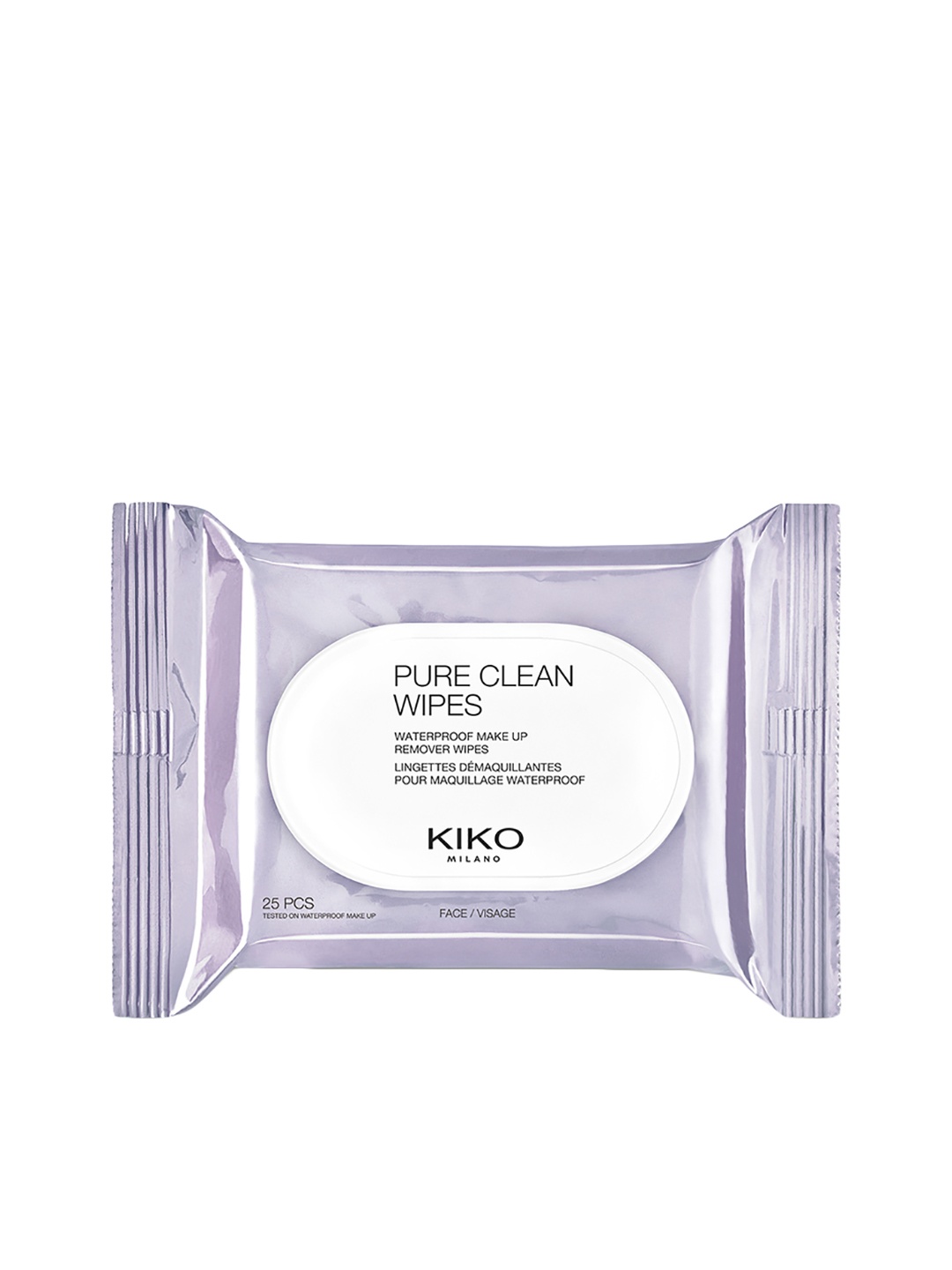 

KIKO MILANO Pure Clean Waterproof Makeup Remover Wipes, Lavender