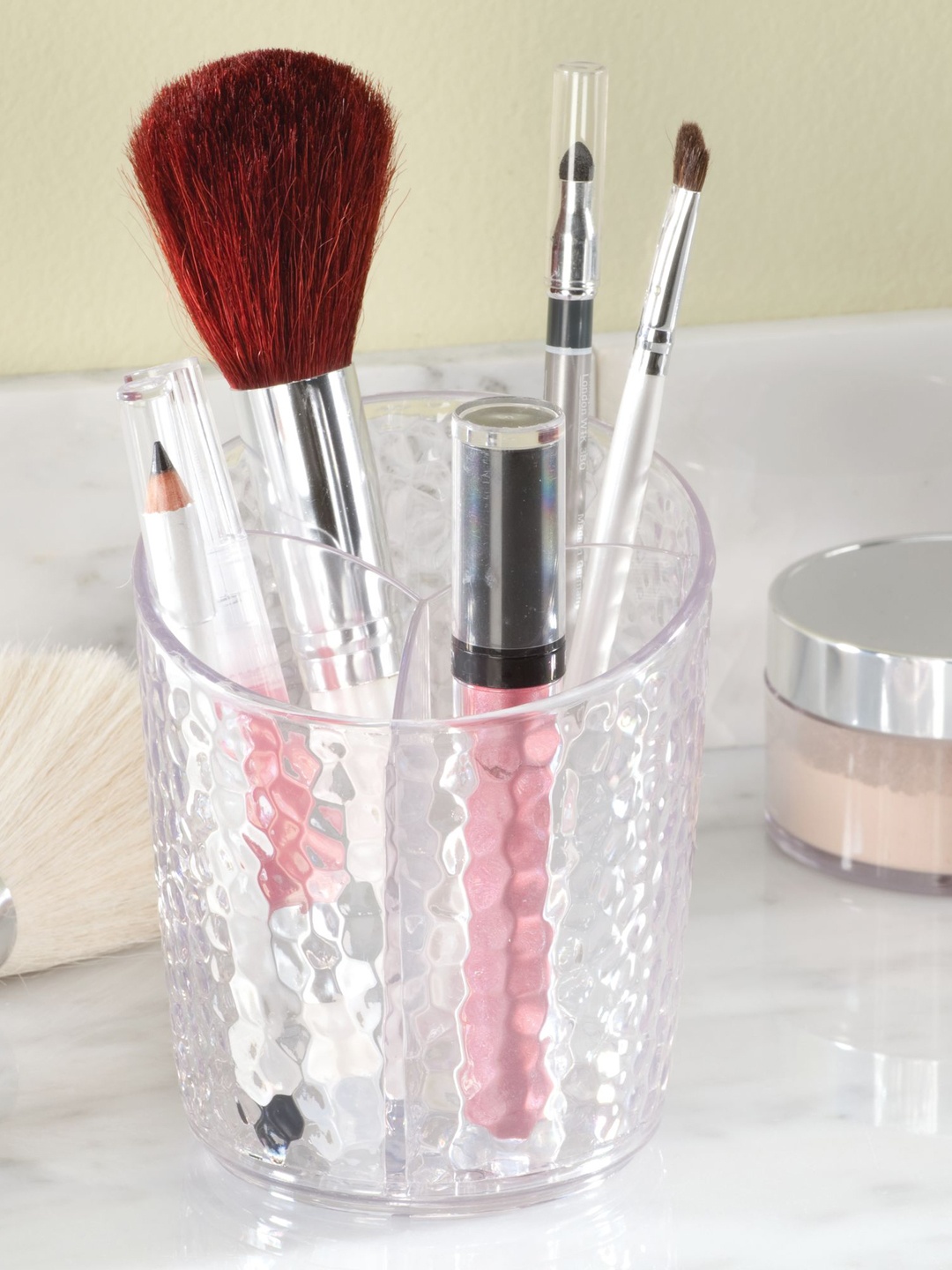 

INTERDESIGN Unisex White Set of 2 Cosmetic Cup