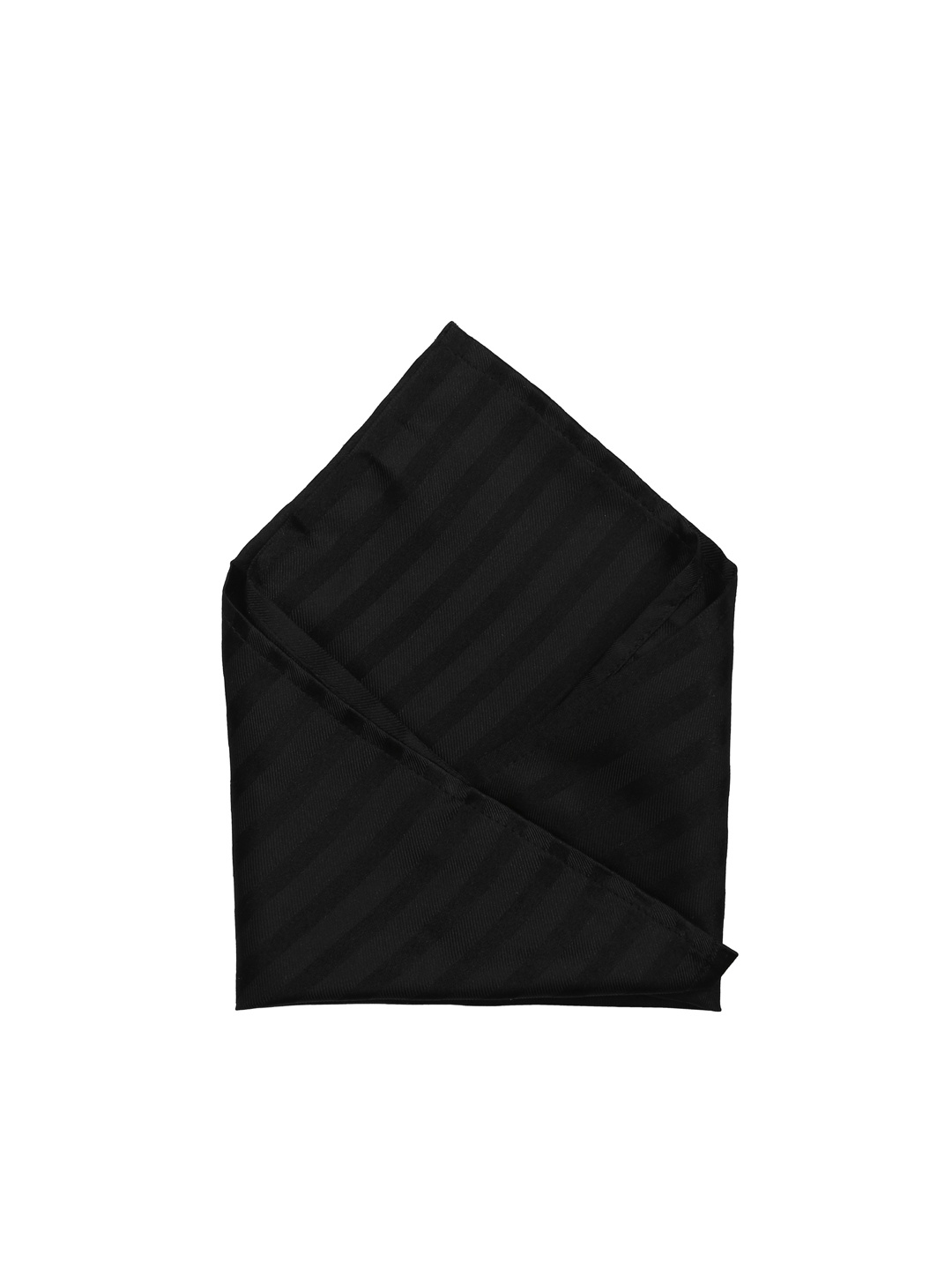 

Park Avenue Men Black Striped Pocket Square