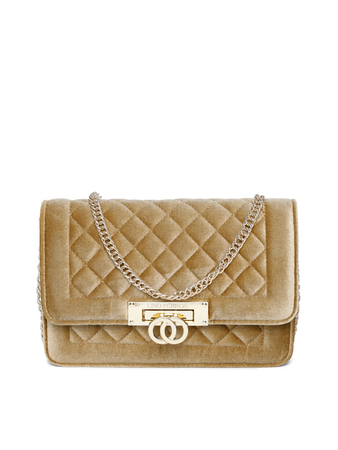 

Lino Perros Gold-Toned Quilted Sling Bag