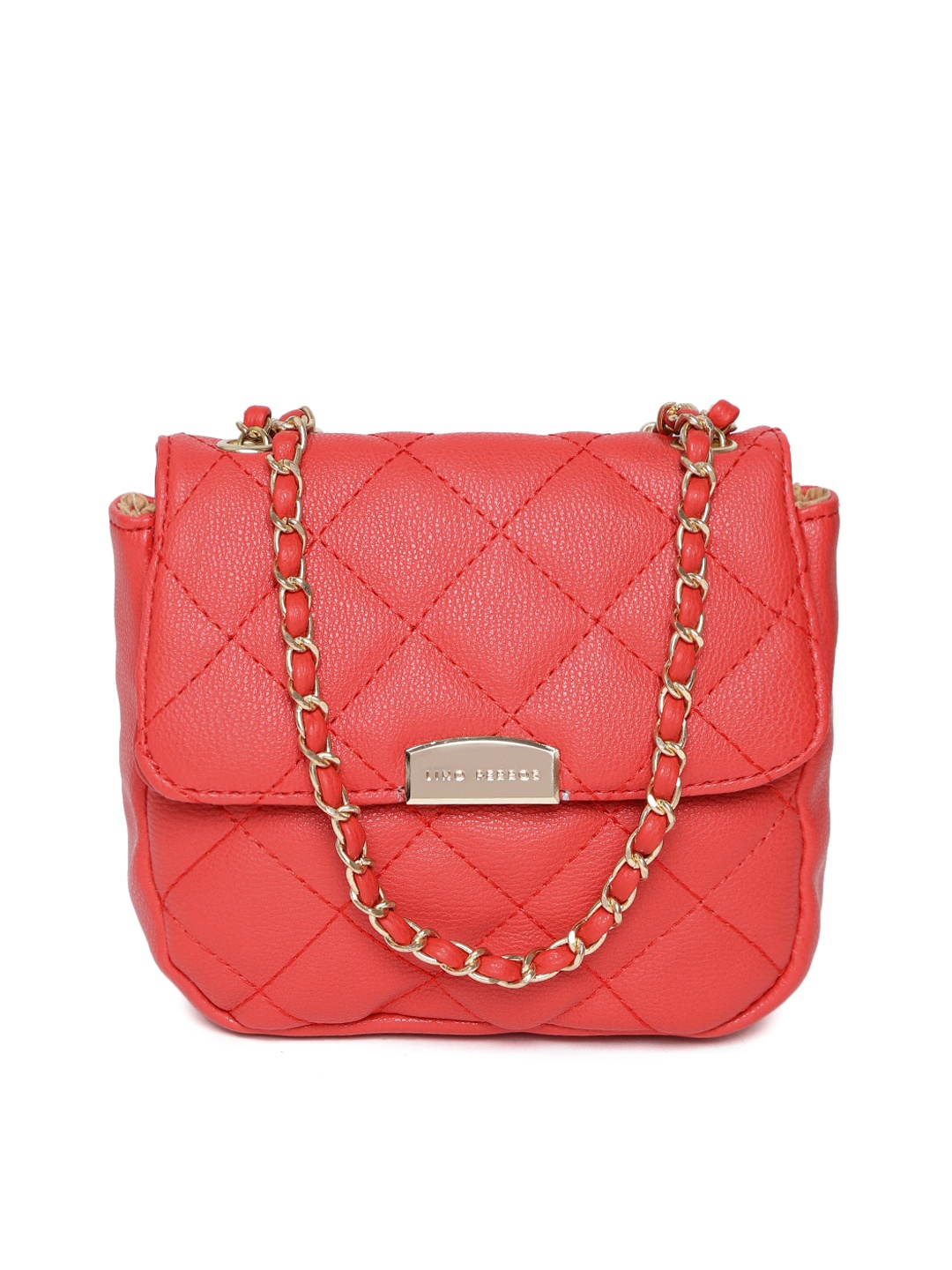 

Lino Perros Red Quilted Sling Bag