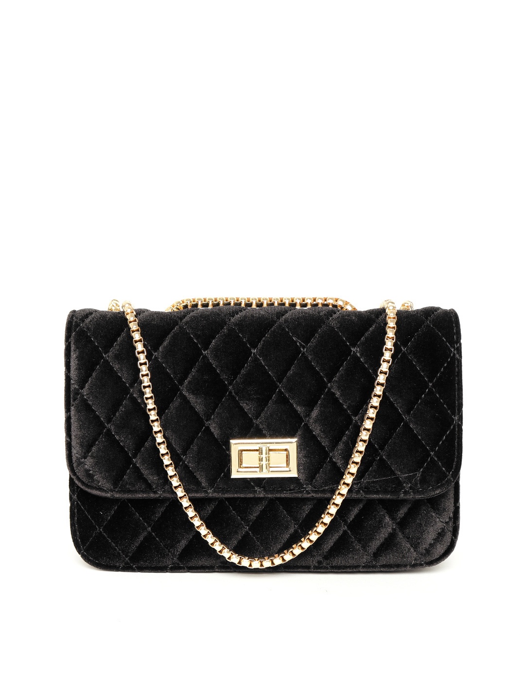 

Lino Perros Black Quilted Shoulder Bag