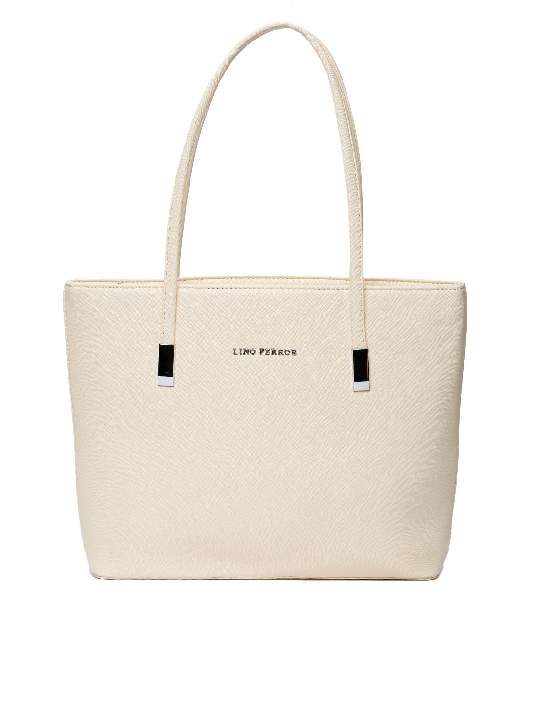 

Lino Perros Off-White Solid Laptop Bag