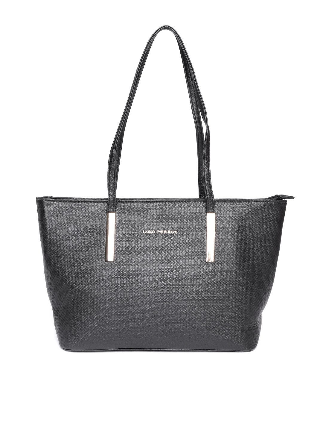 

Lino Perros Black Solid Shoulder Bag