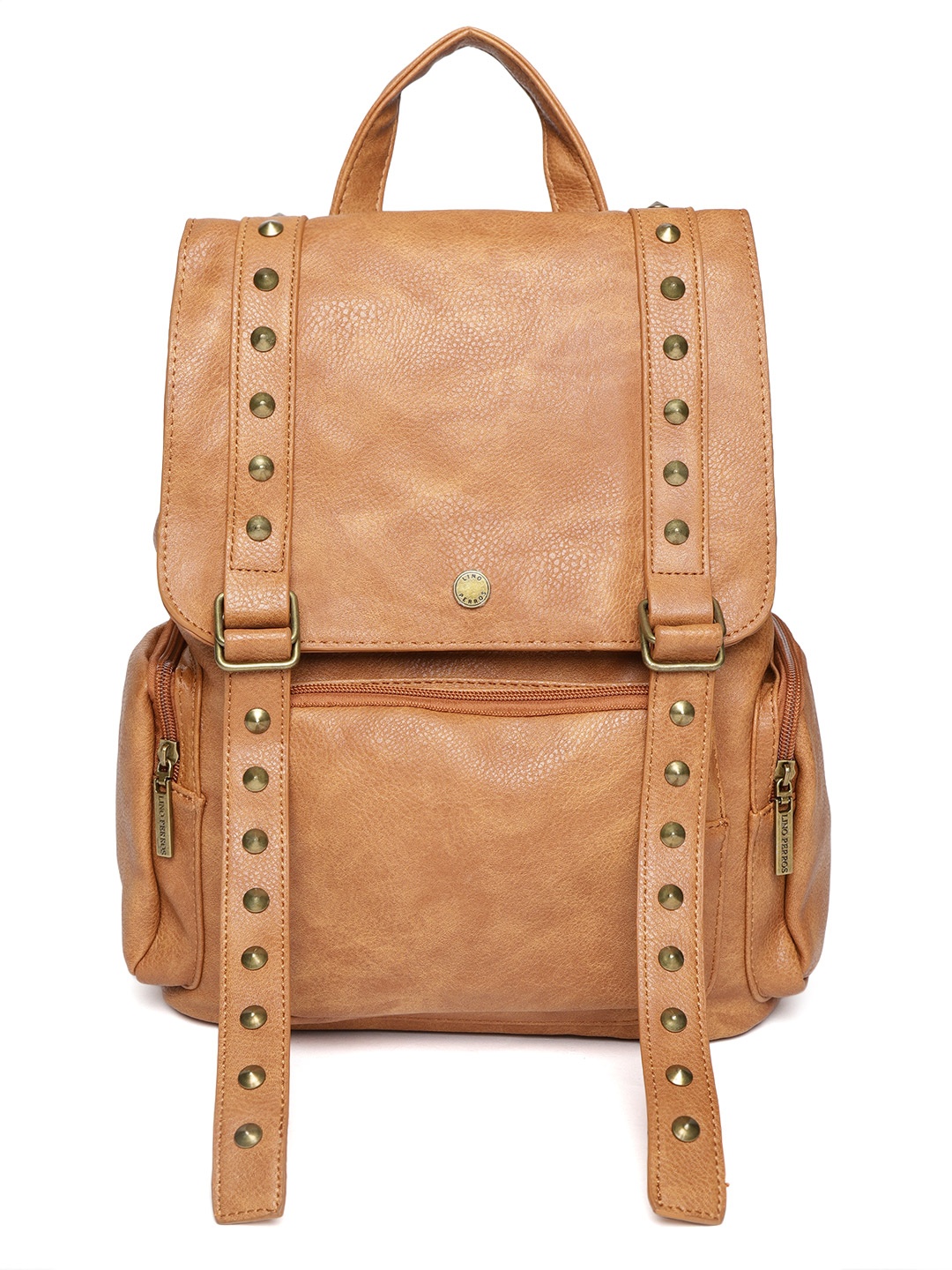 

Lino Perros Women Brown Solid Backpack