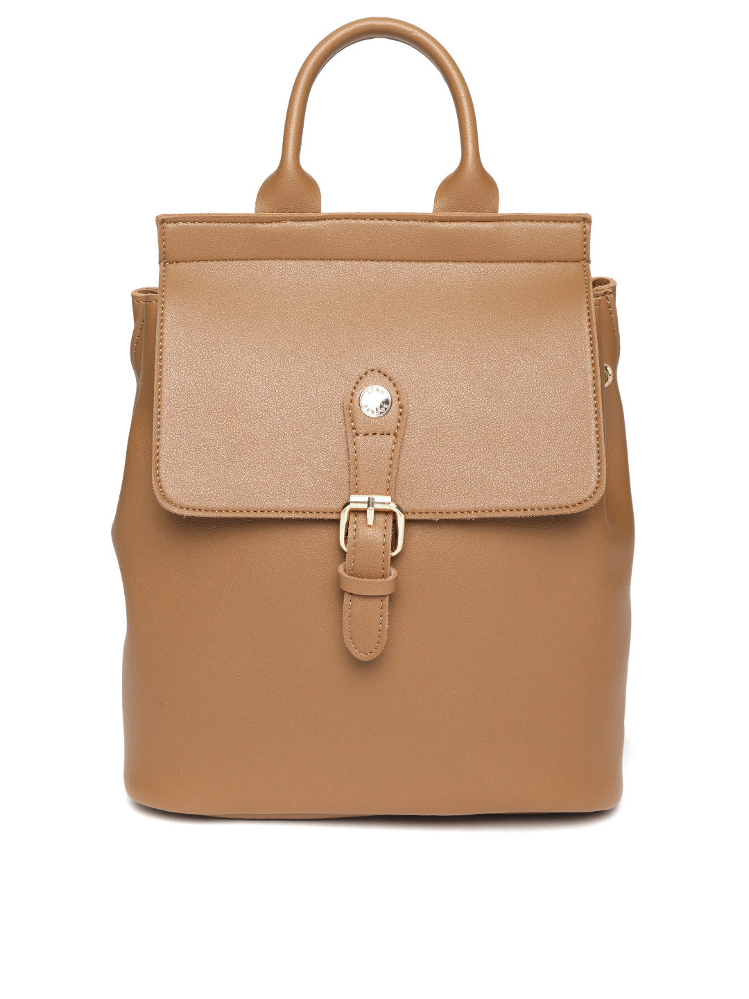 

Lino Perros Women Brown Solid Backpack