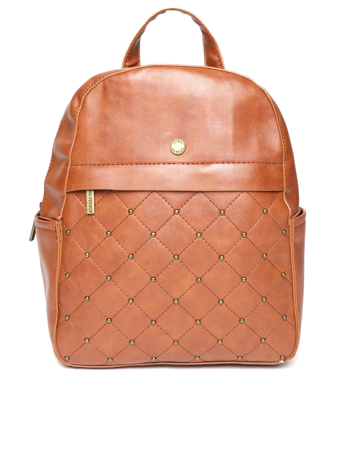 

Lino Perros Women Tan Brown Embellished Backpack