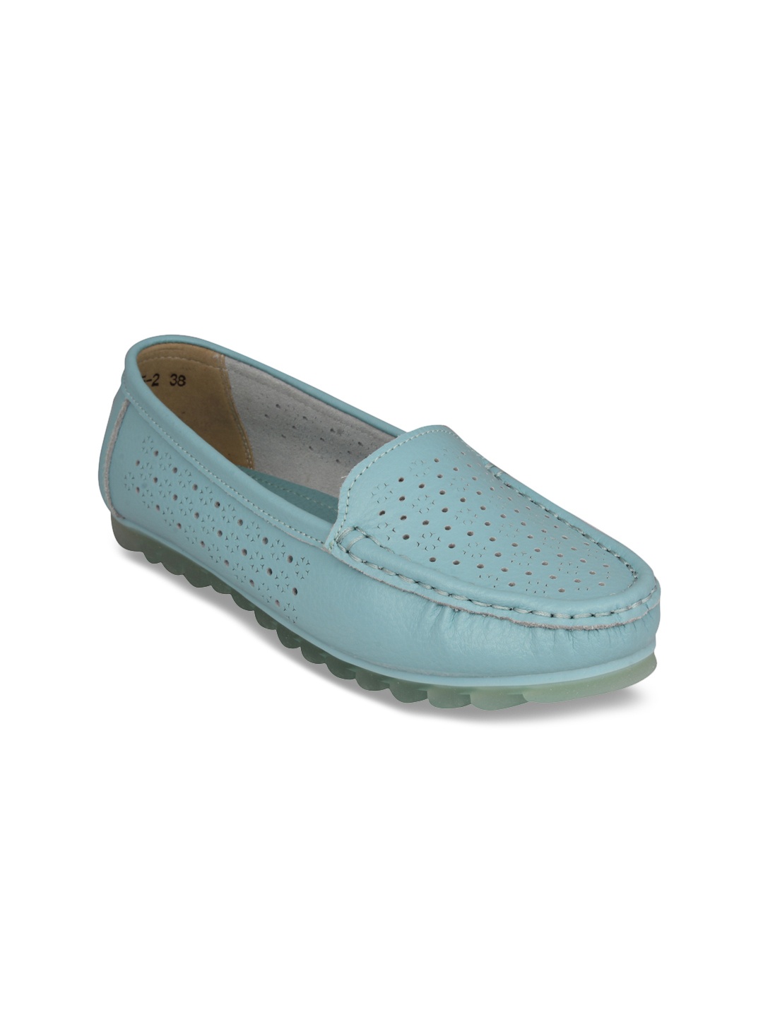 

pelle albero Women Blue Solid Synthetic Ballerinas