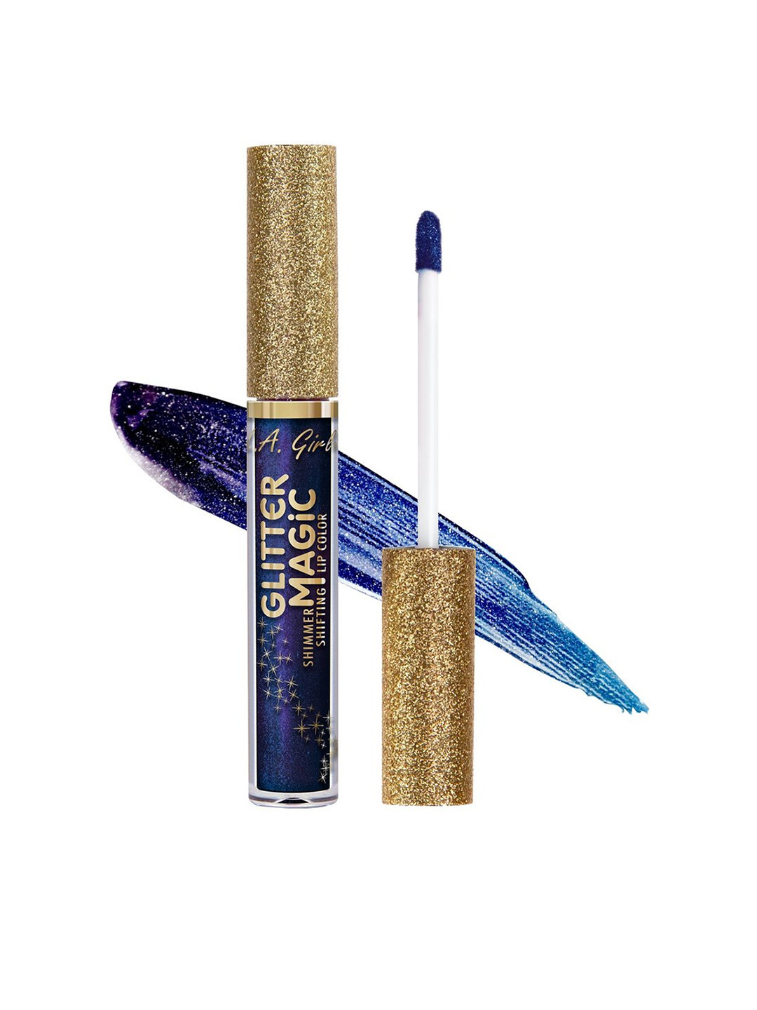 

L.A Girl Glitter Magic Shimmer Shifting Lip Color 3ml - Starry Night, Navy blue