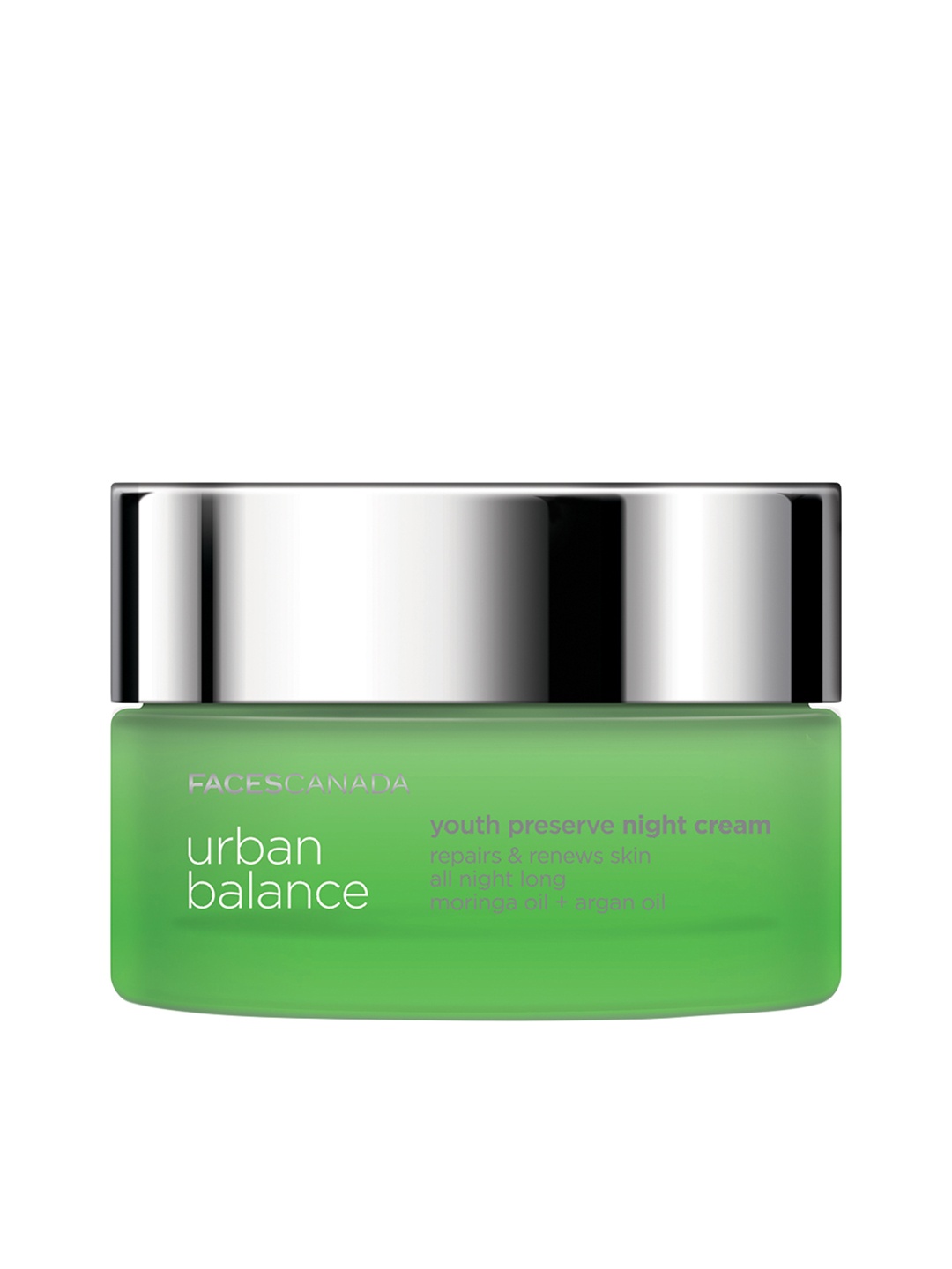 

FACES CANADA Urban Balance Youth Preserve Night Cream 50 g, Green