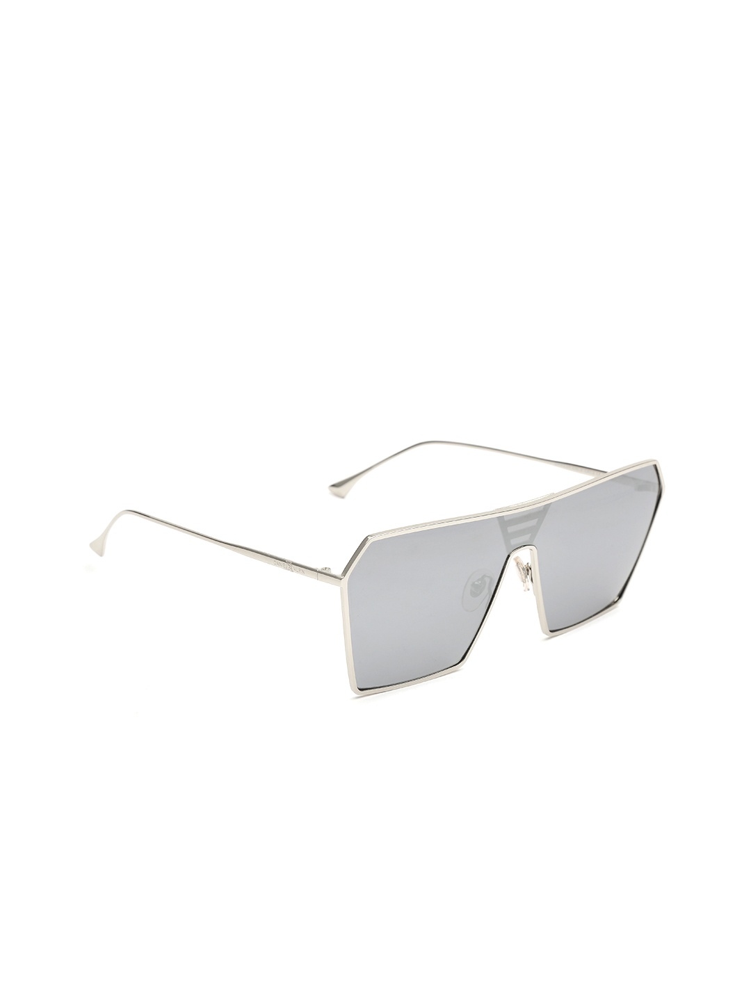 

Daniel Klein Unisex Polarised Mirrored Oversized Sunglasses DK4239-C2, Grey
