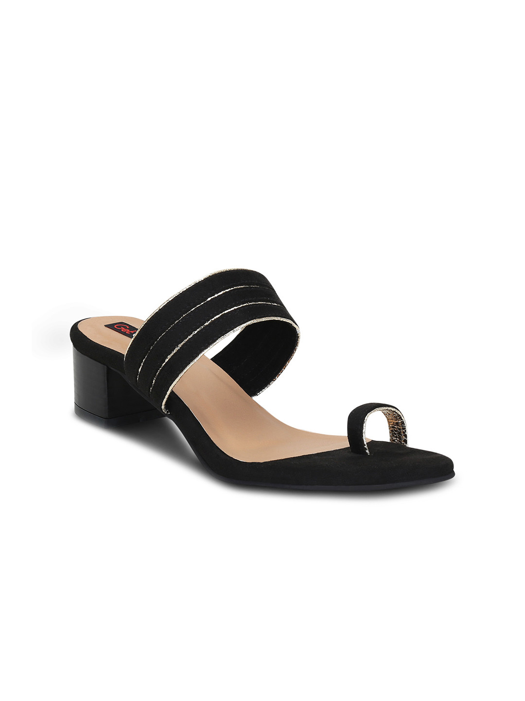 

Get Glamr Women Black Solid Heels