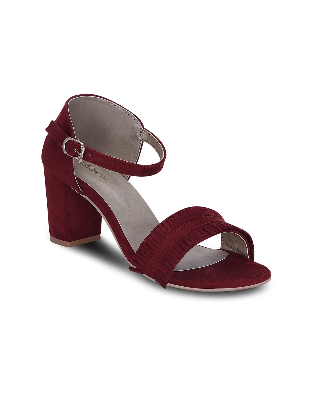 

Get Glamr Women Maroon Solid Heels