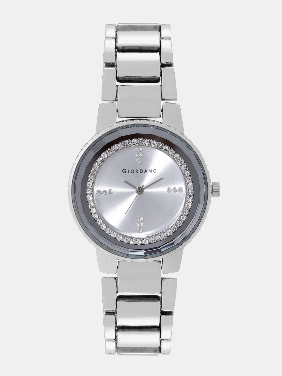 

GIORDANO Women Silver-Toned Analogue Watch C2158-11