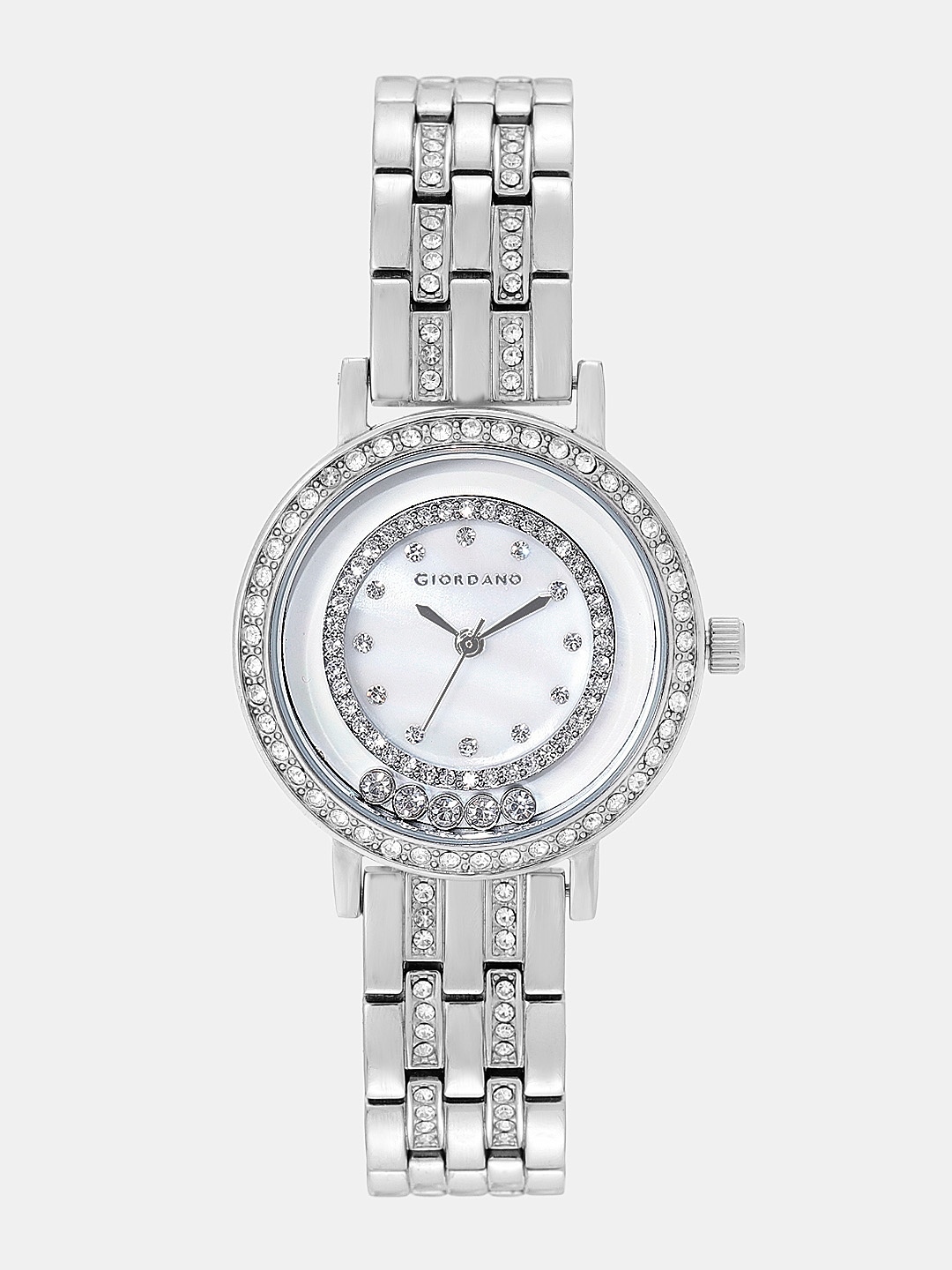 

GIORDANO Women White Analogue Watch A2055-11