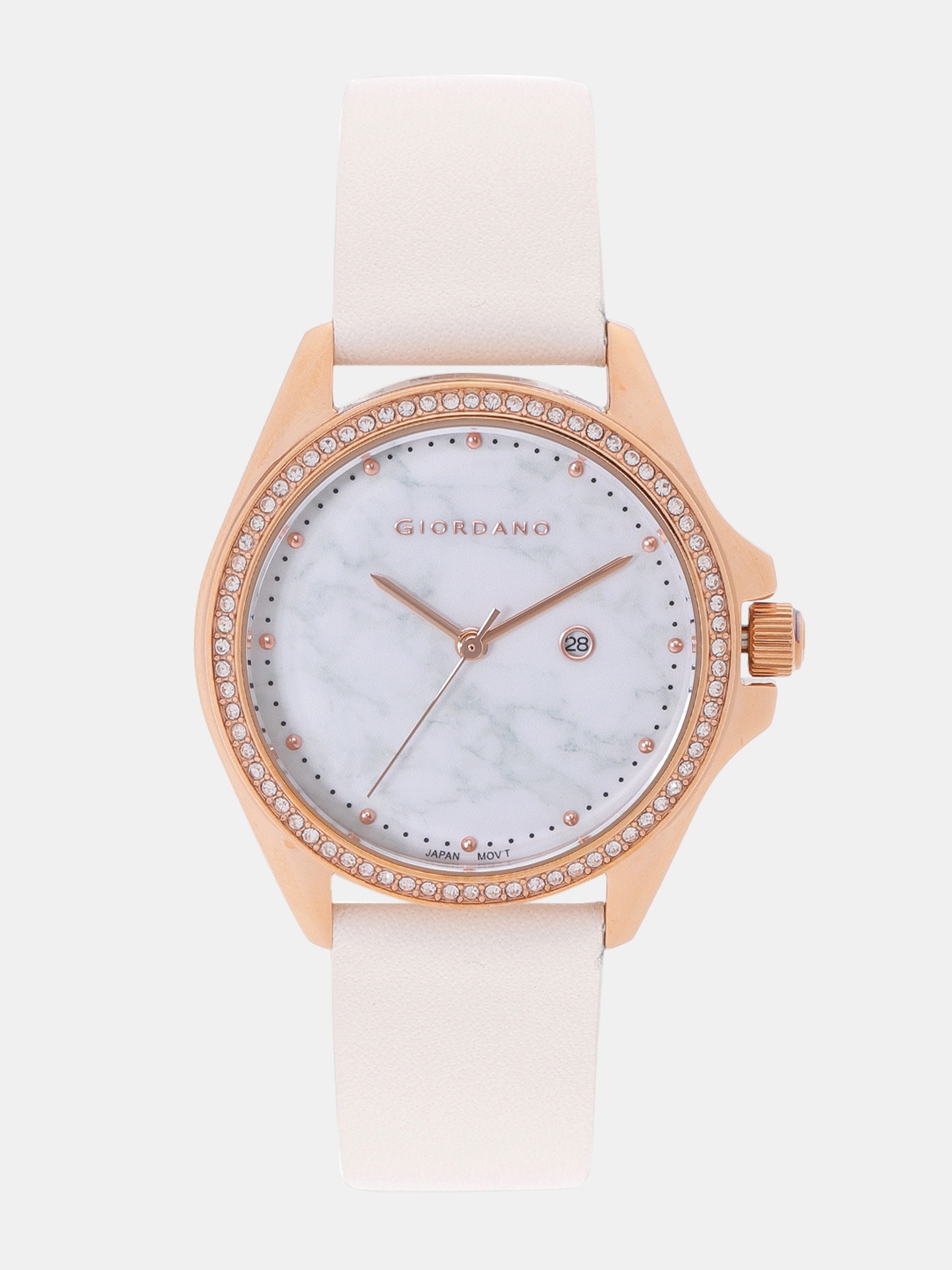 

GIORDANO Women White Analogue Watch 2930-02