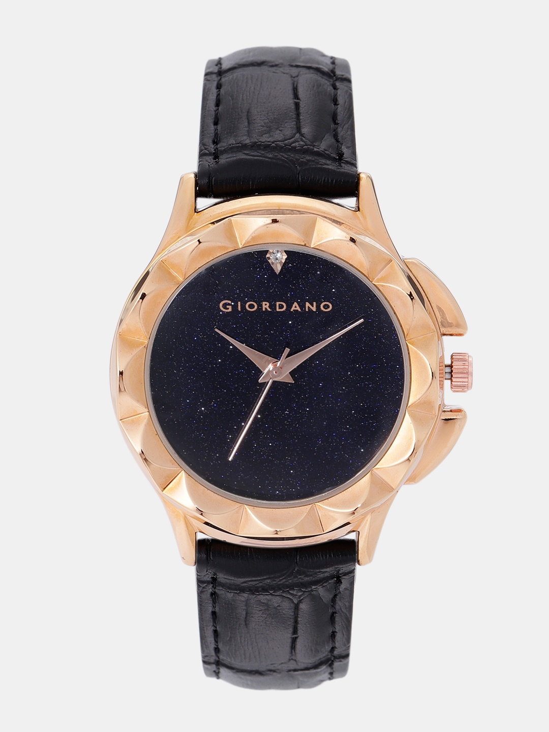 

GIORDANO Women Navy Analogue Watch C2136-01, Black