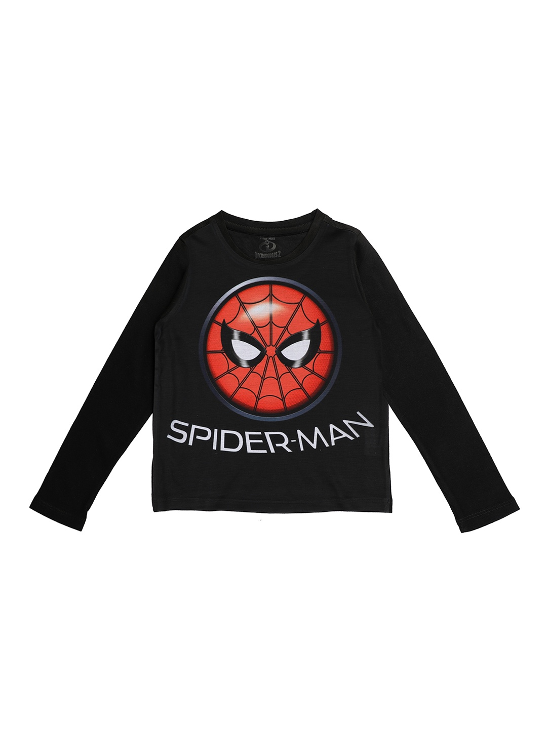 

Marvel by Wear Your Mind Boys Black Printed Round Neck T-shirt