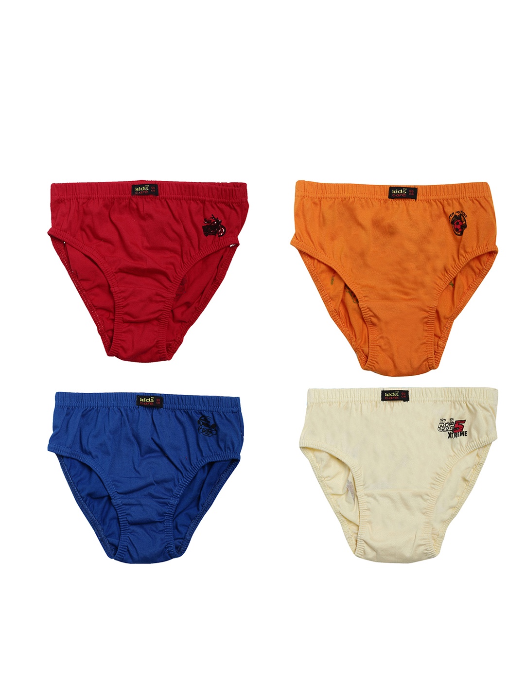 

Dollar Kids Care Unisex Pack Of 4 Assorted Briefs MKKB-001-PO4