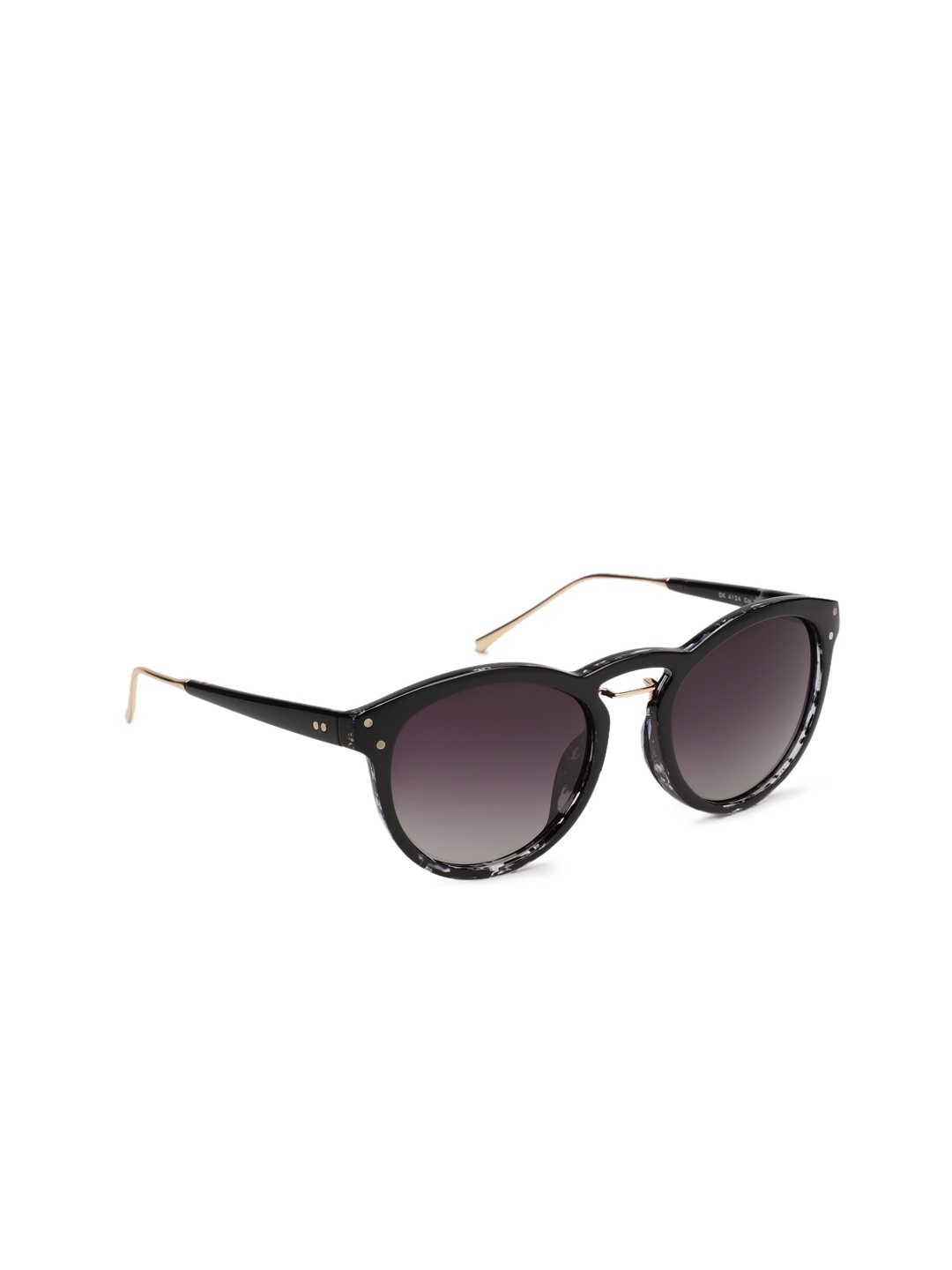 

Daniel Klein Women Oval Sunglasses Dk4124-C3, Black