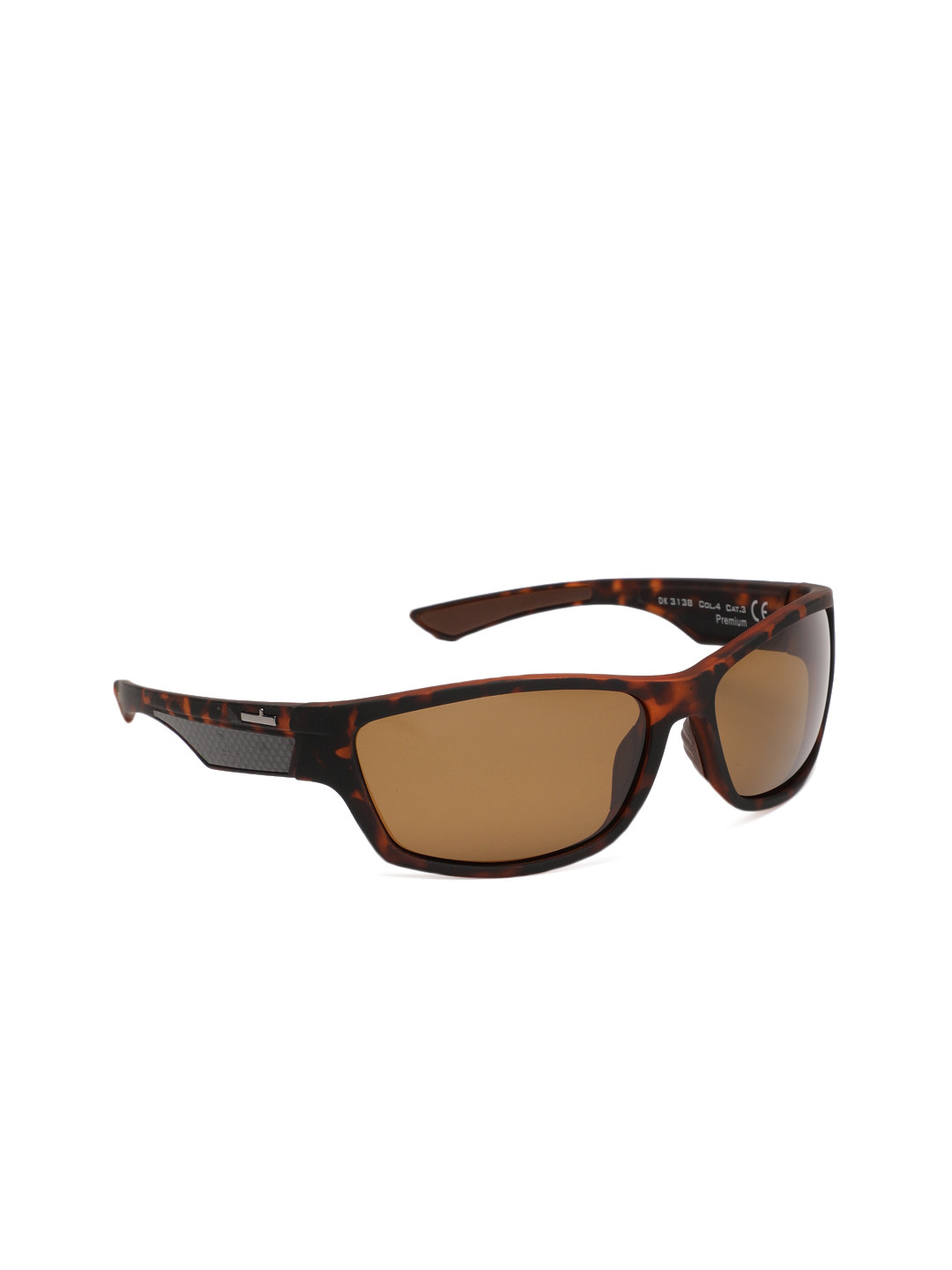

Daniel Klein Men Rectangle Sunglasses DK3137-C4, Brown
