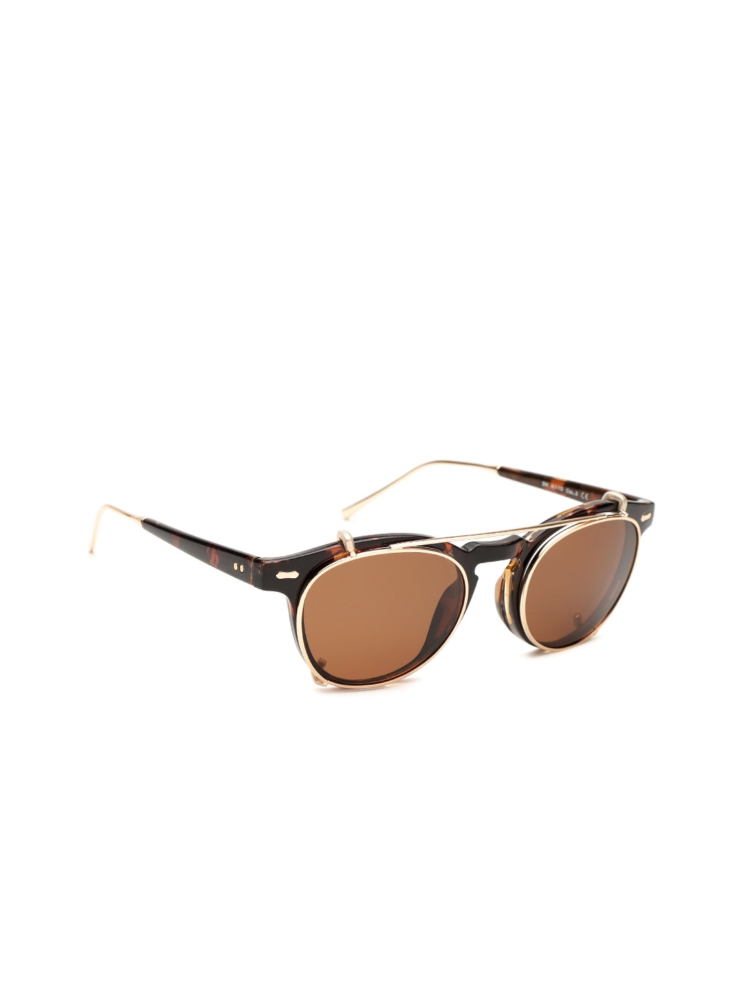 

Daniel Klein Women Oval Sunglasses Dk4110-C2_OR, Brown
