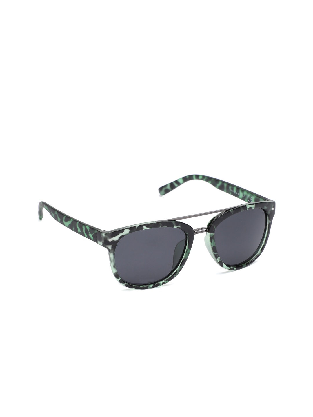 

Daniel Klein Women Wayfarer Sunglasses DK4006-C3_OR, Black