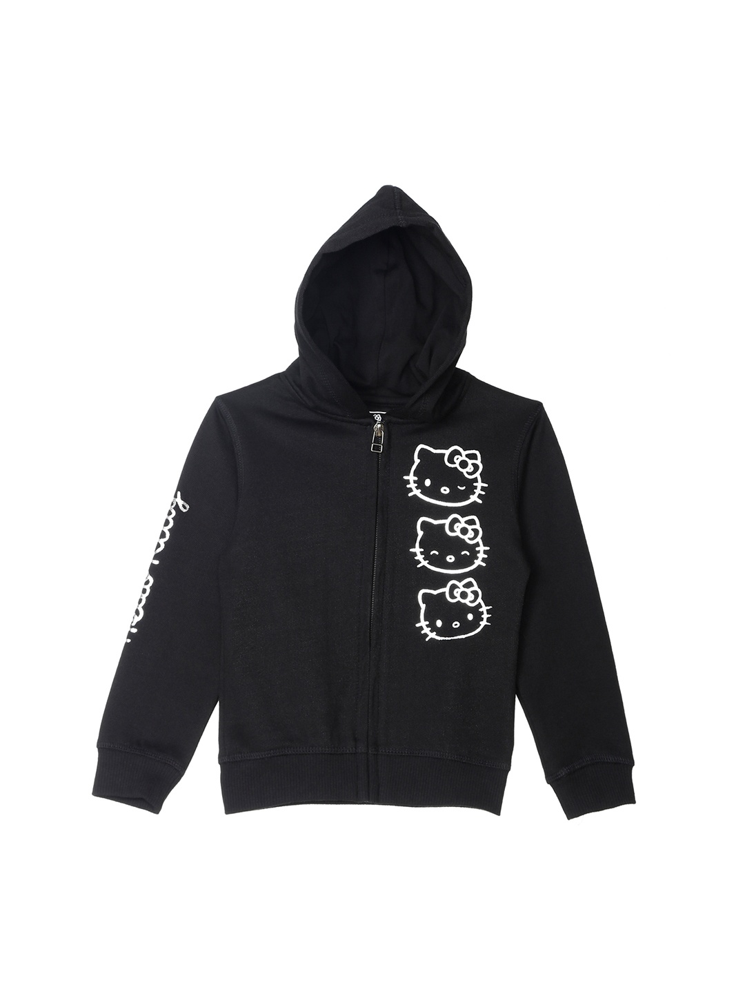 

Kidsville Girls Black Hello Kitty Sequinned Sweatshirt