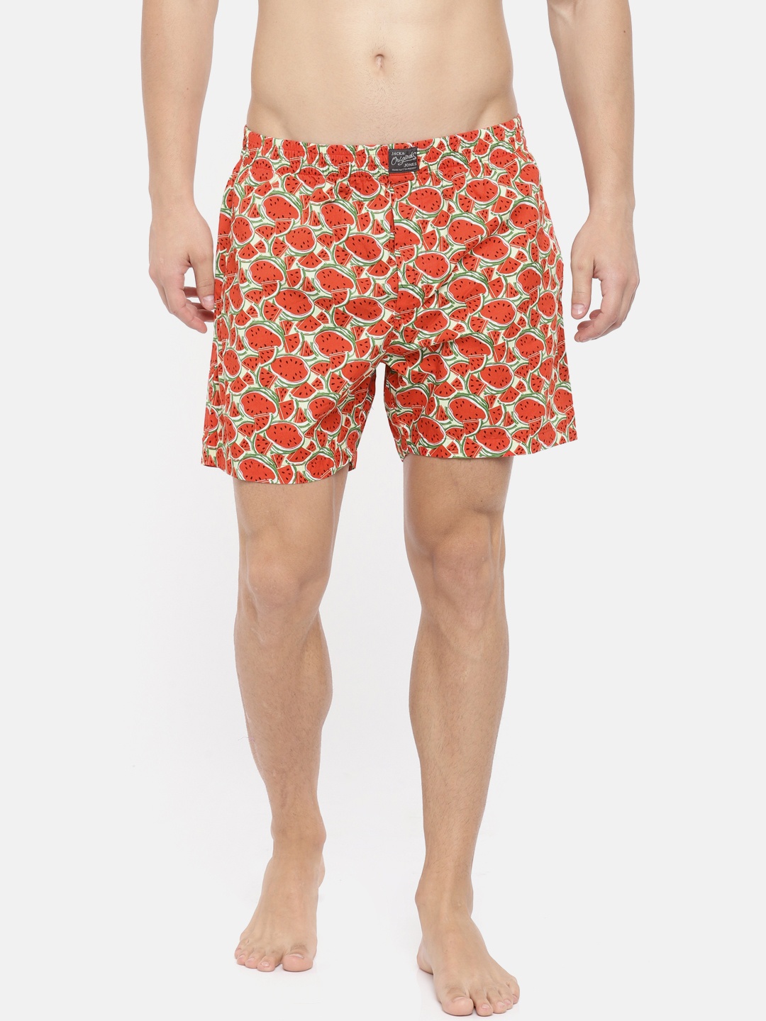 

Jack & Jones Men Red Printed Pure Cotton Pure Cotton Pure Cotton Boxers 2017195004