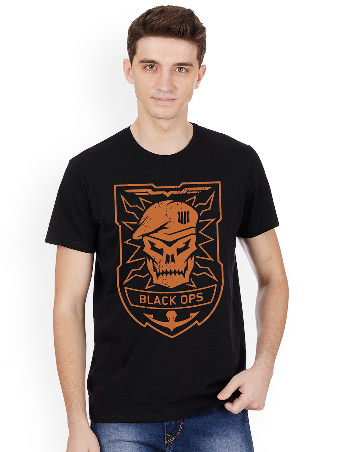 

Free Authority Call Of Duty featured Black Tshirt for Men