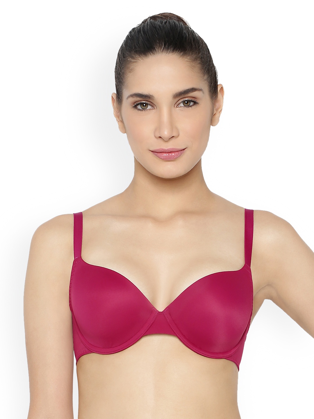 

Triumph T-Shirt Bra 77 Wired Padded Seamless Everyday Bra, Pink