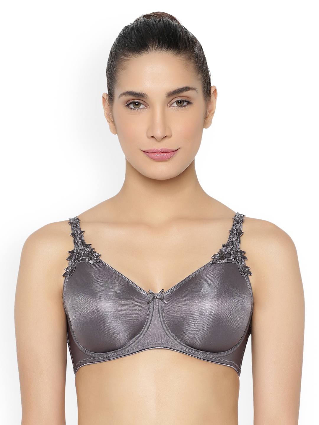 

Triumph Minimizer 21 Wireless Non Padded Comfortable High Support Big-Cup Bra, Grey