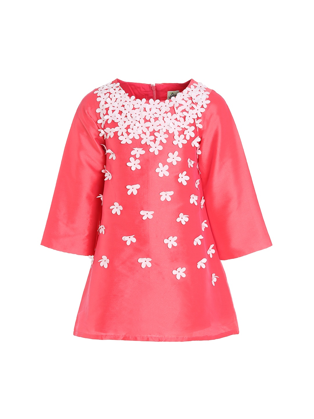 

A Little Fable Girls Pink A-Line Dress