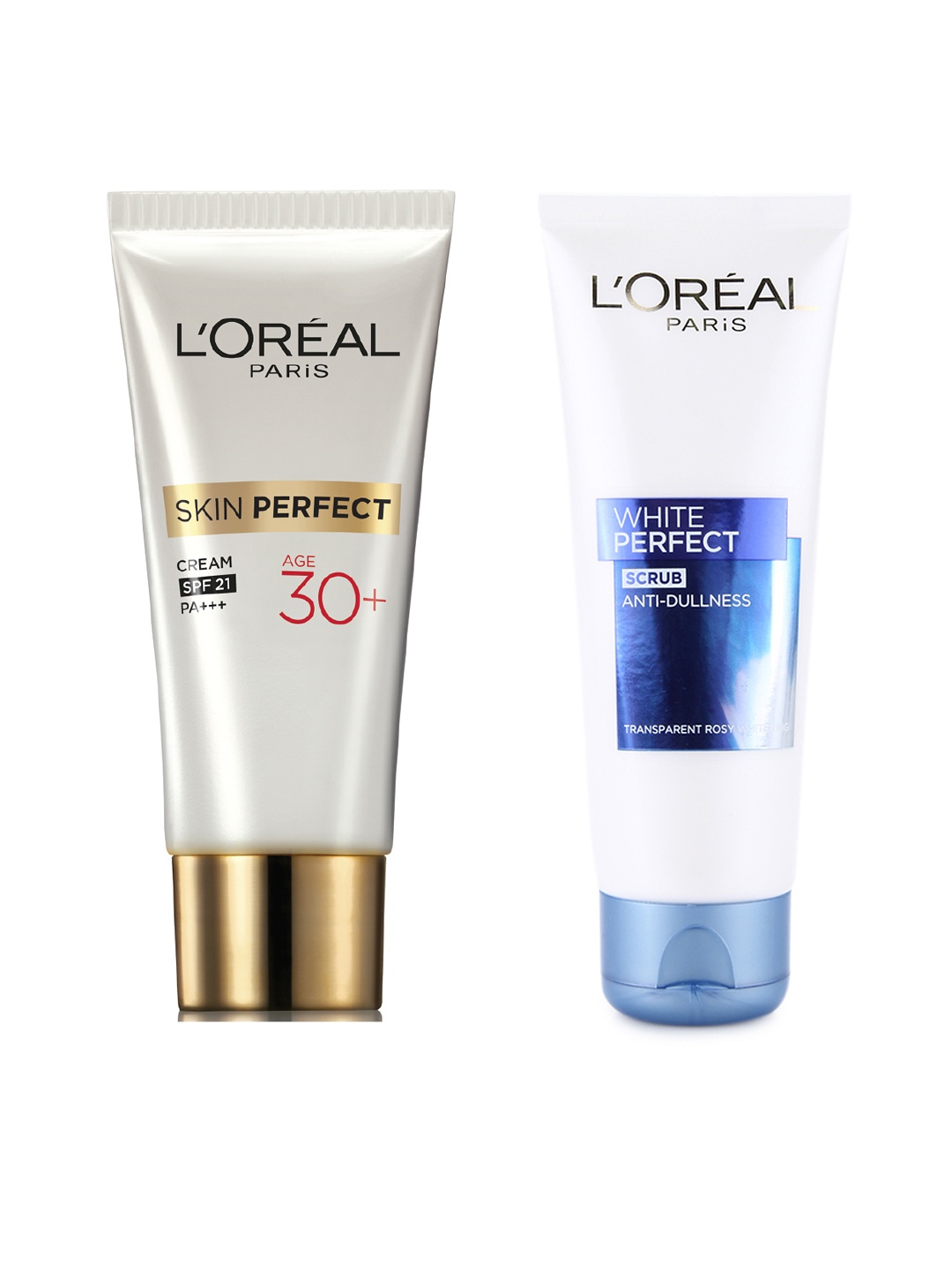 

LOreal Paris Set of White Perfect Scrub 100 ml & Perfect Skin 30 + Day Cream 18 g
