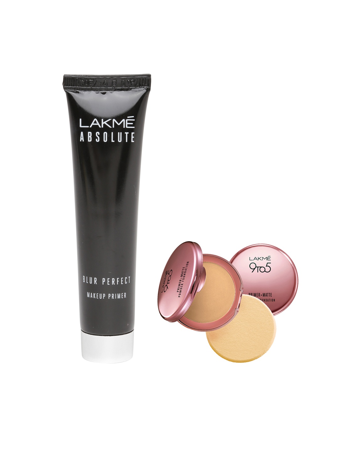 

Lakme Set of 2 Primer & Compact, Black