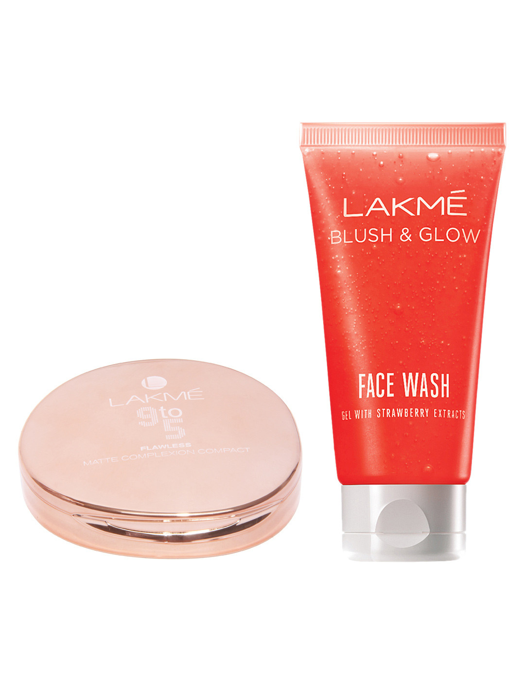 

Lakme Face Wash & Compact, Beige
