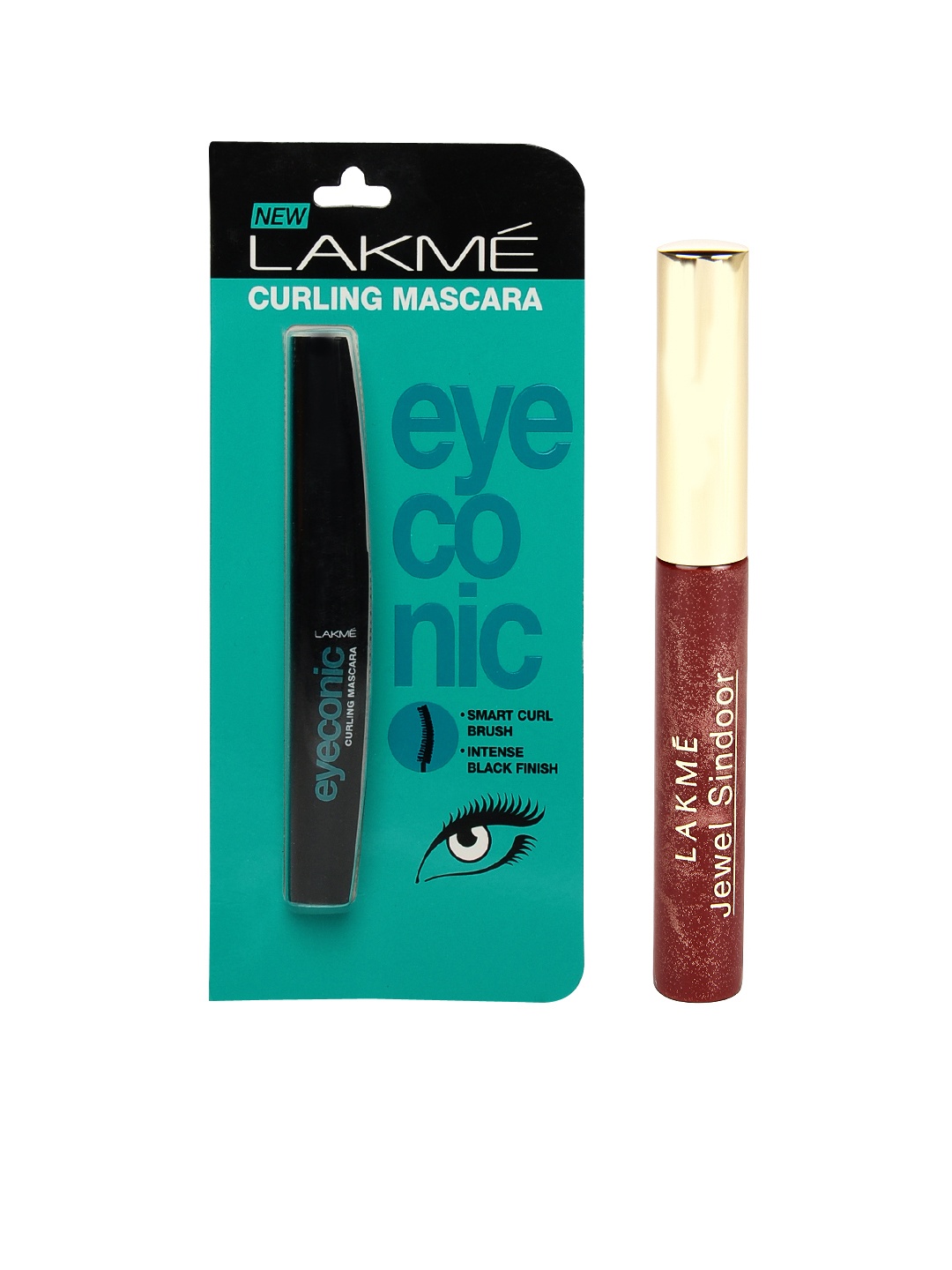 

Lakme Set Of Sindoor & Eyeconic Curling Mascara, Black
