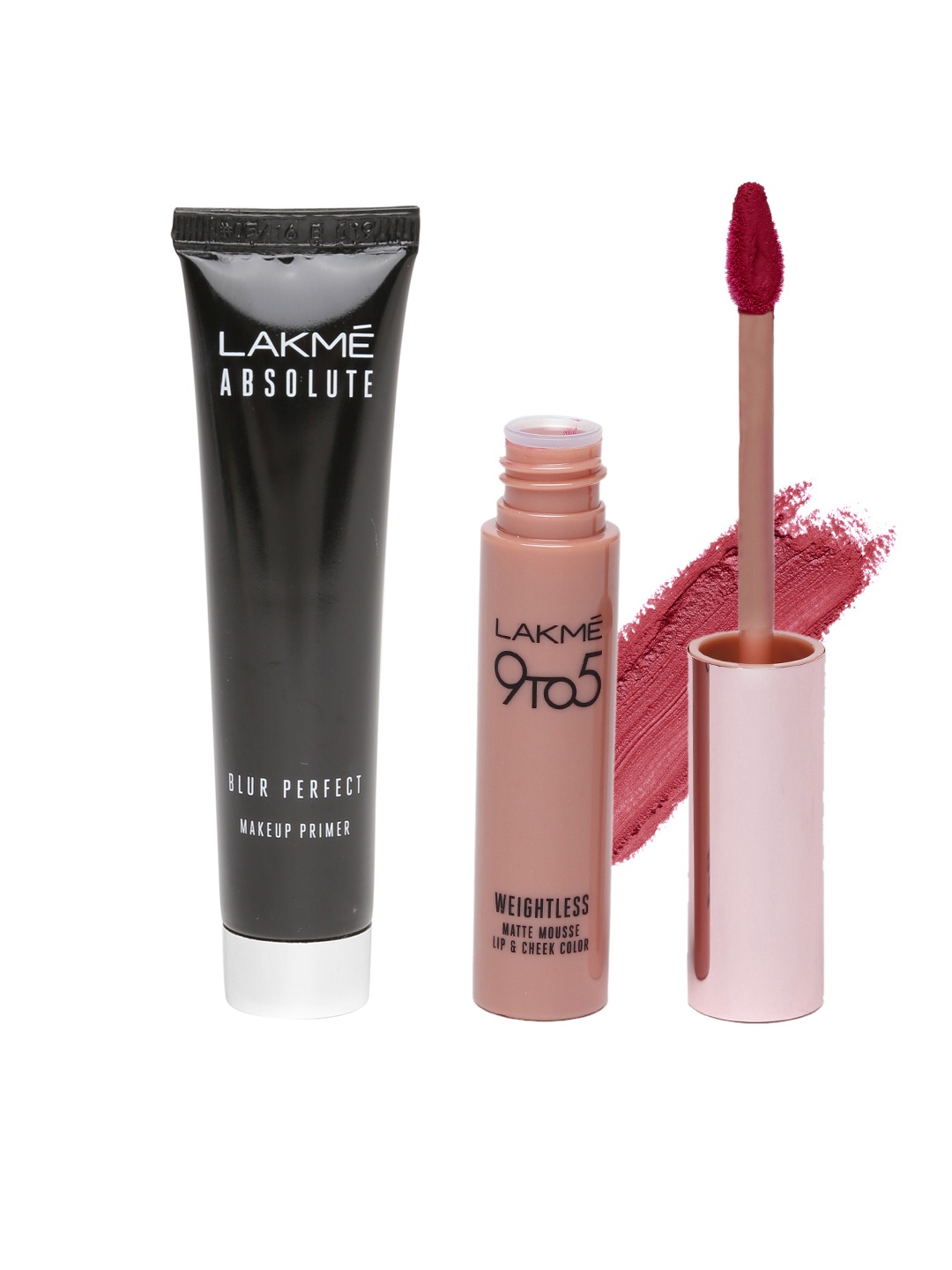 

Lakme Set of Primer & Lipstick, Black