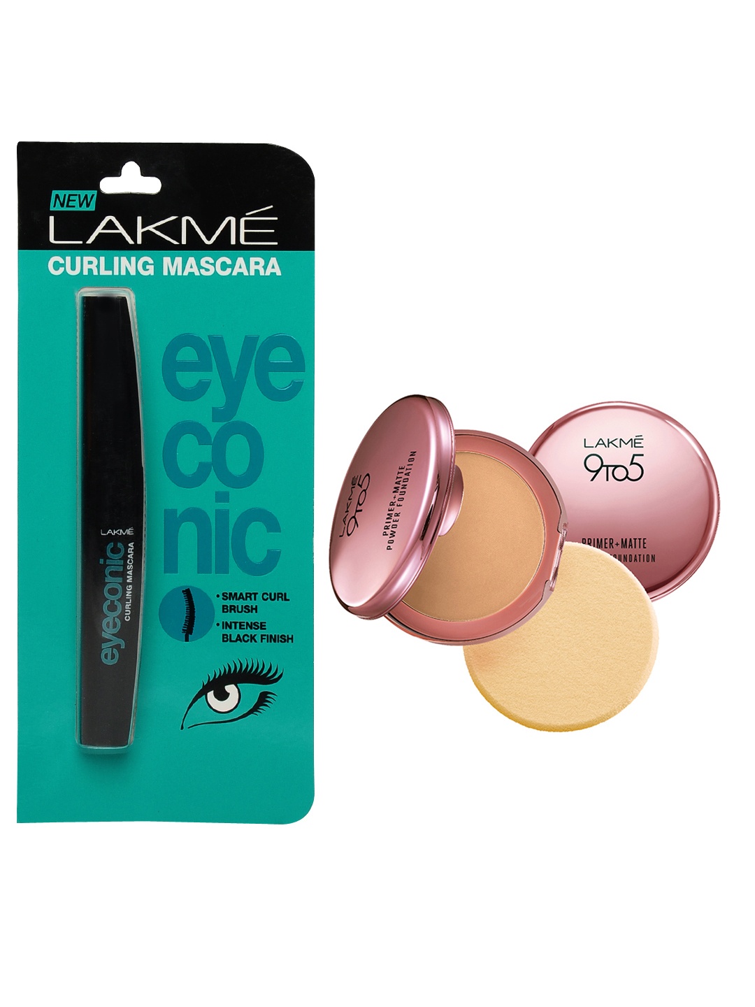 

Lakme Set Of Mascara & Powder Foundation Compact, Beige