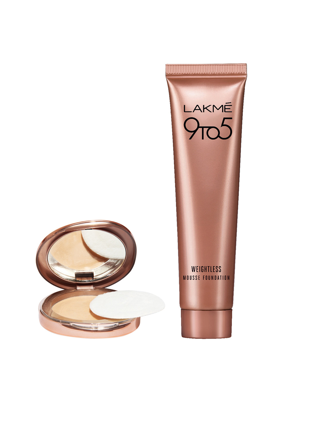 

Lakme Set Of Compact & Mousse Foundation, Beige