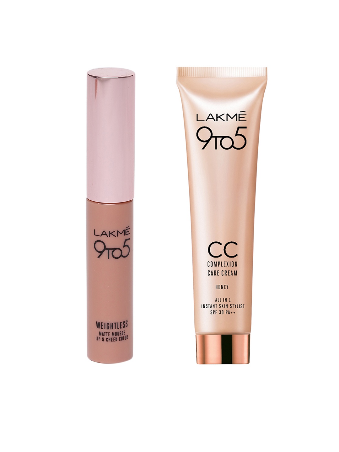 

Lakme Set Of Lip Color & Complexion Care Cream, Nude