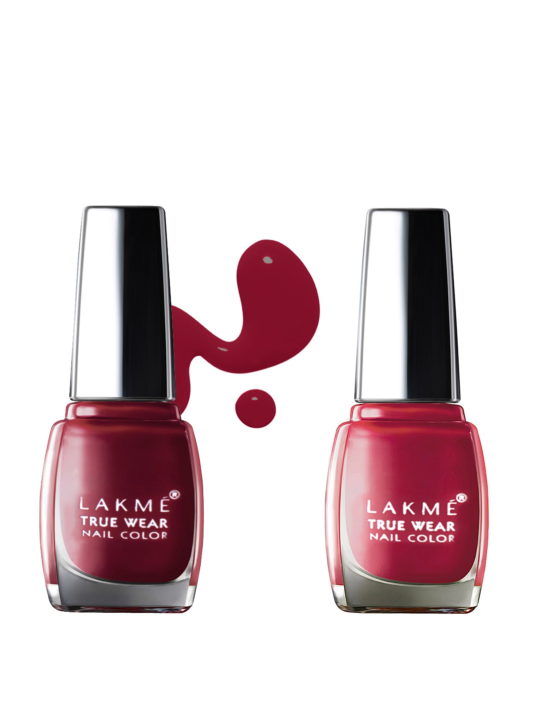 

Lakme Set Of 2 Nail polish, Red