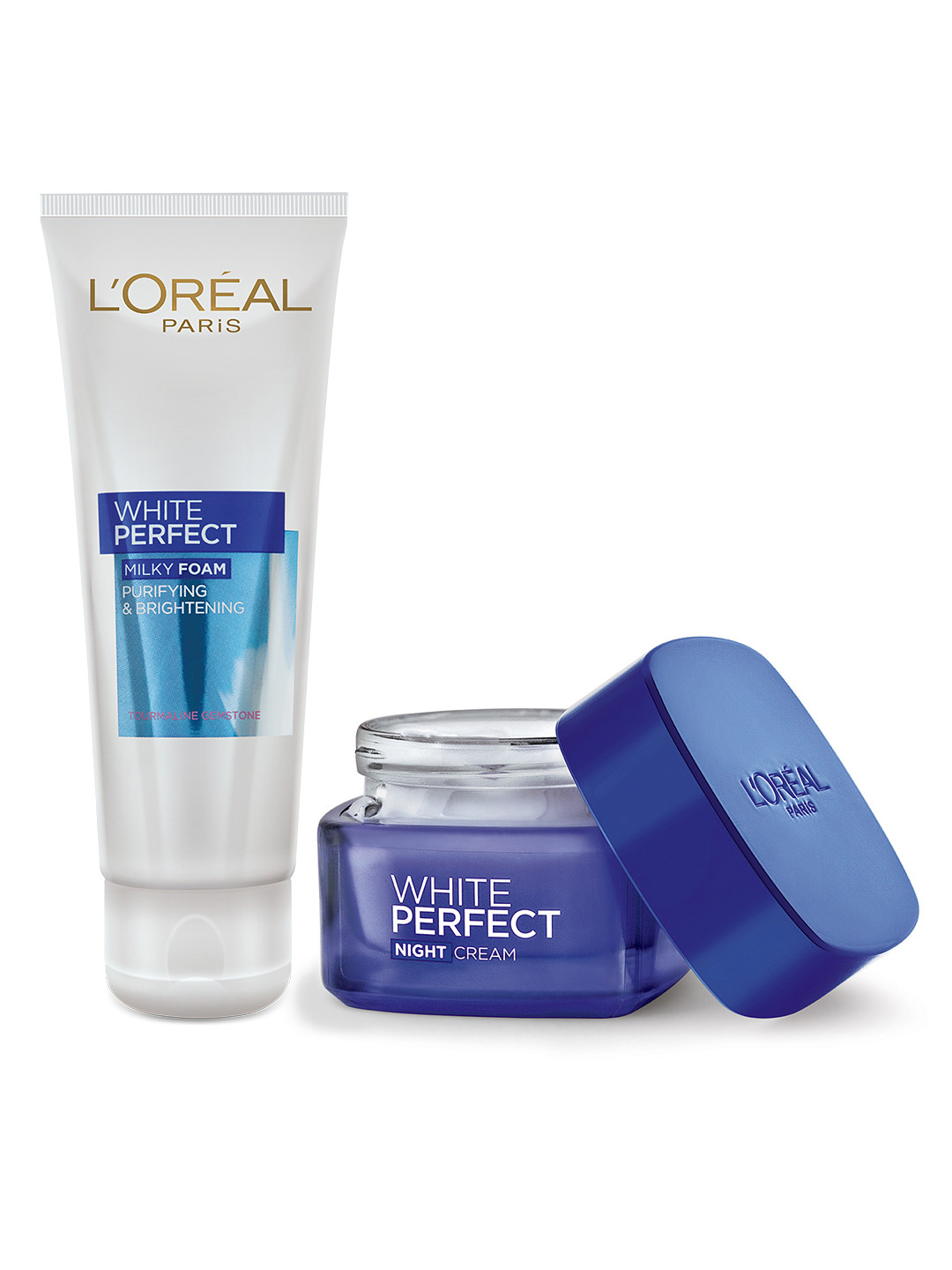 

LOreal Paris Set Of White Perfect Night Cream & White Perfect Milky Foam Face Wash