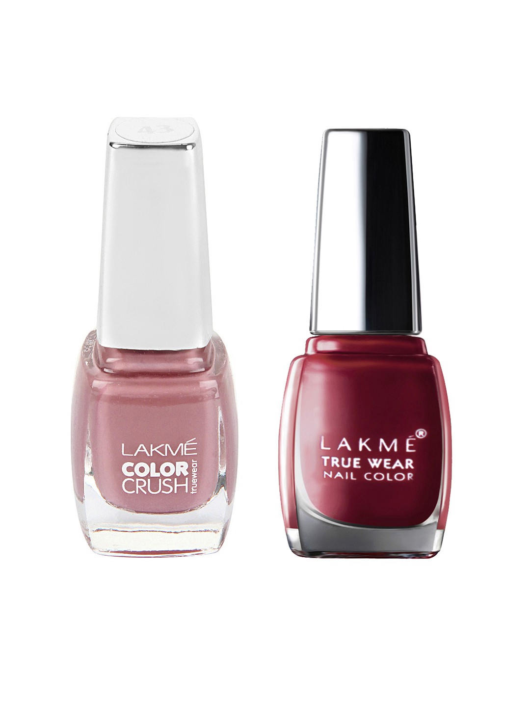 

Lakme Set Of Two Nail Polishes, Red