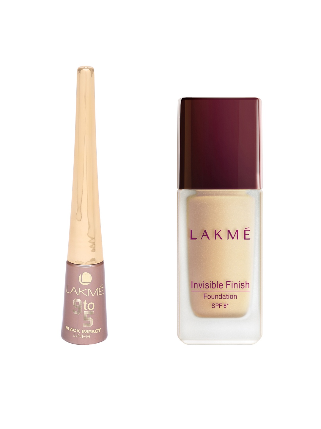 

Lakme Set of Foundation & Eyeliner, Black