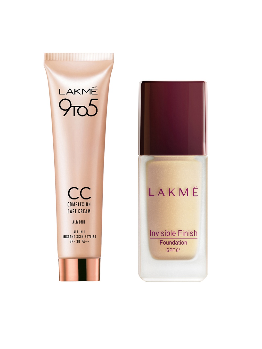 

Lakme Set of Foundation & Complexion Care Cream, Pink