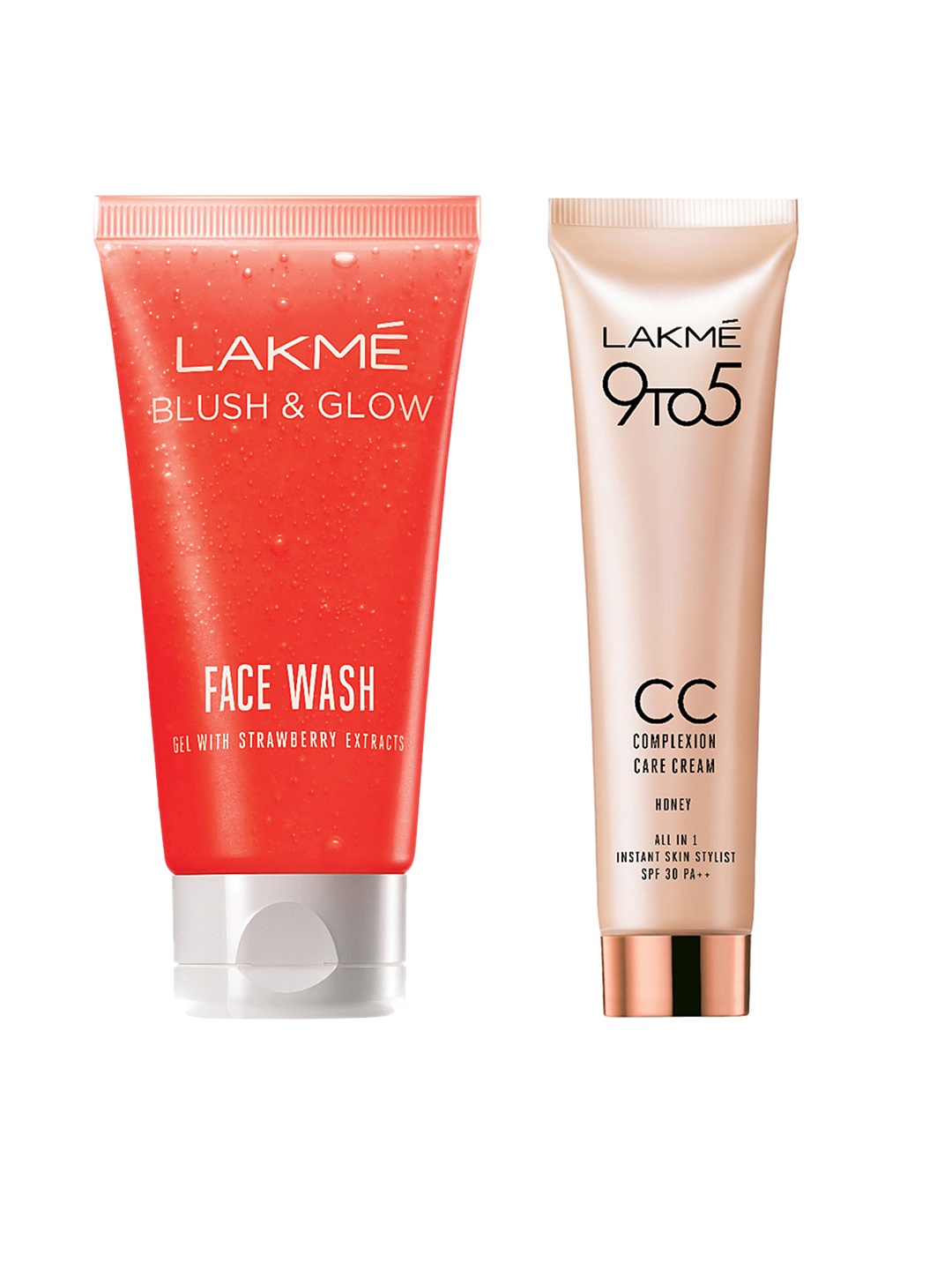 

Lakme Face Wash & Complexion Cream Makeup Set, Pink