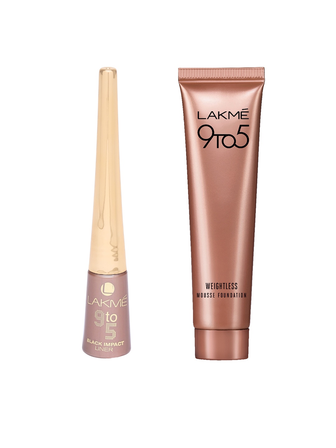 

Lakme Paris Set of Eyeliner & Foundation, Black