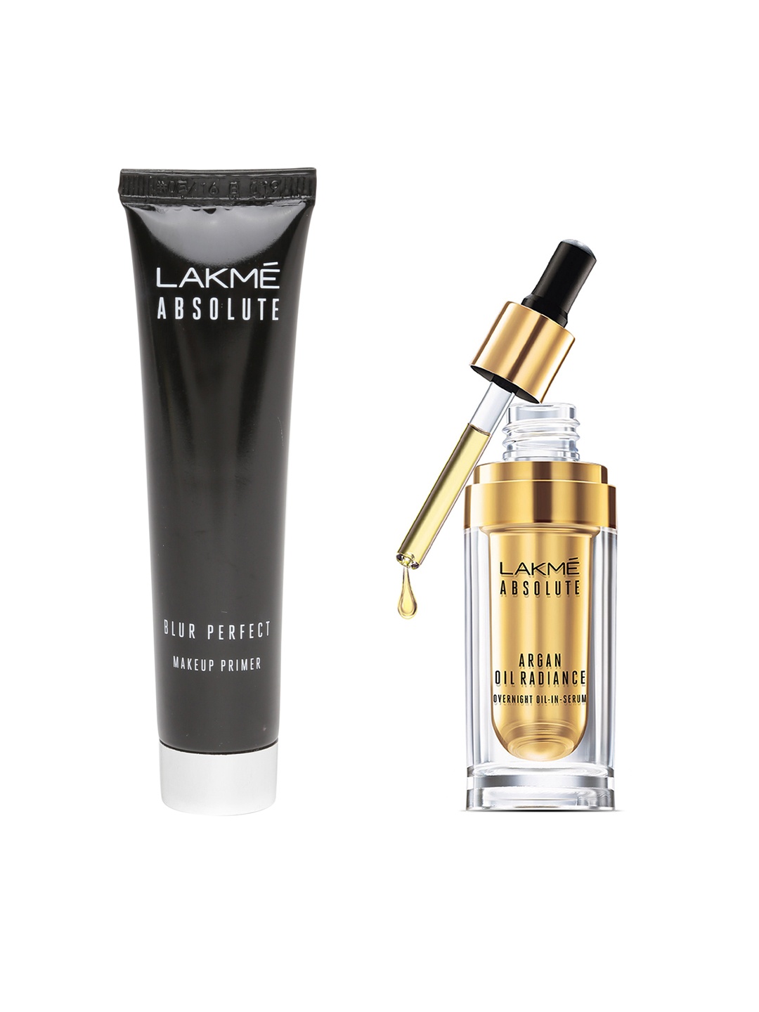 

Lakme Set of Primer & Overnight Oil-in-Serum, Gold